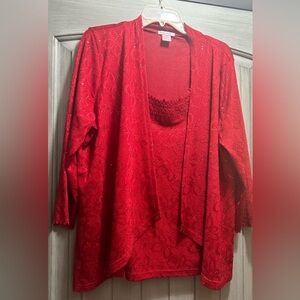 Sparkling Red Top Woman’s